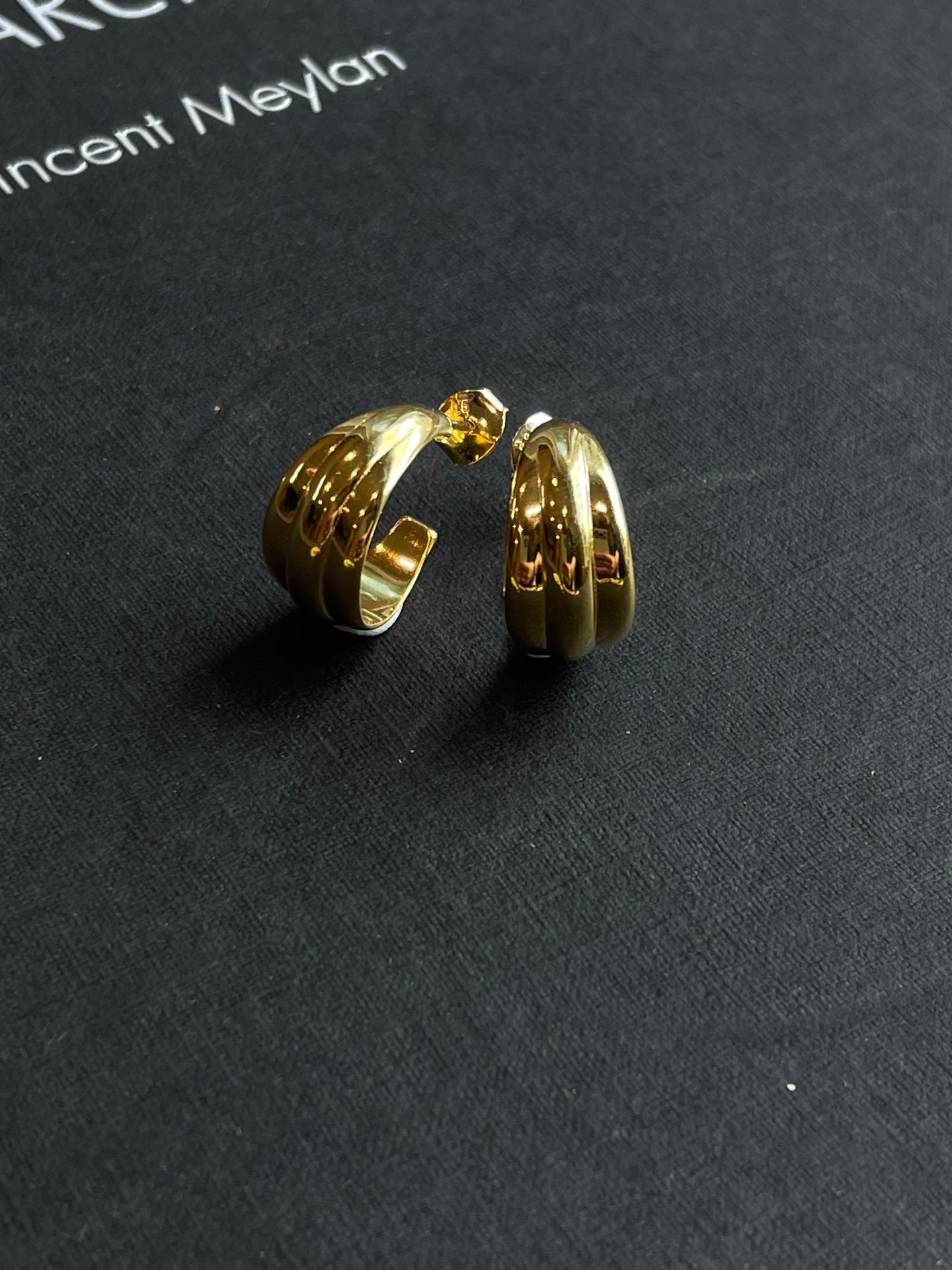 GG Chic 16mm Hoop Earrings in 14k Gold-Plated Sterling Silver